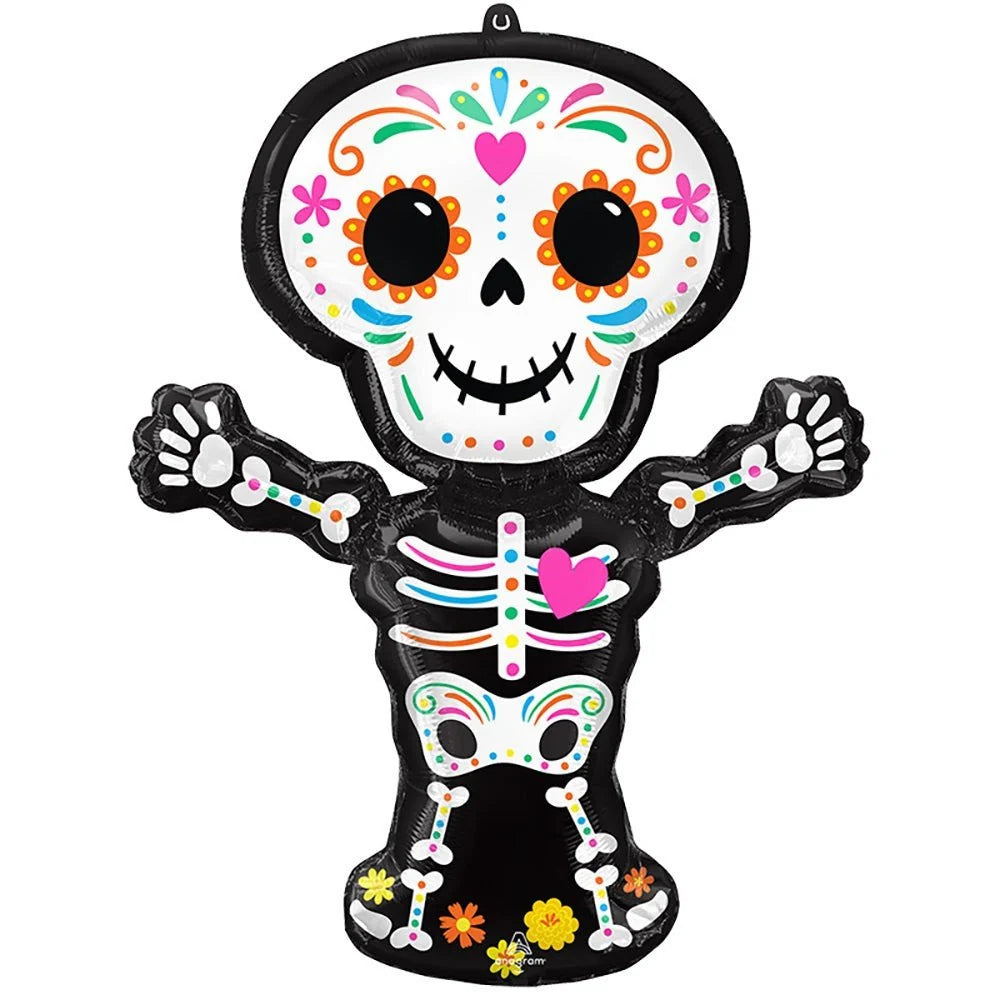 Anagram 34" Day of The Dead Standing Skeleton